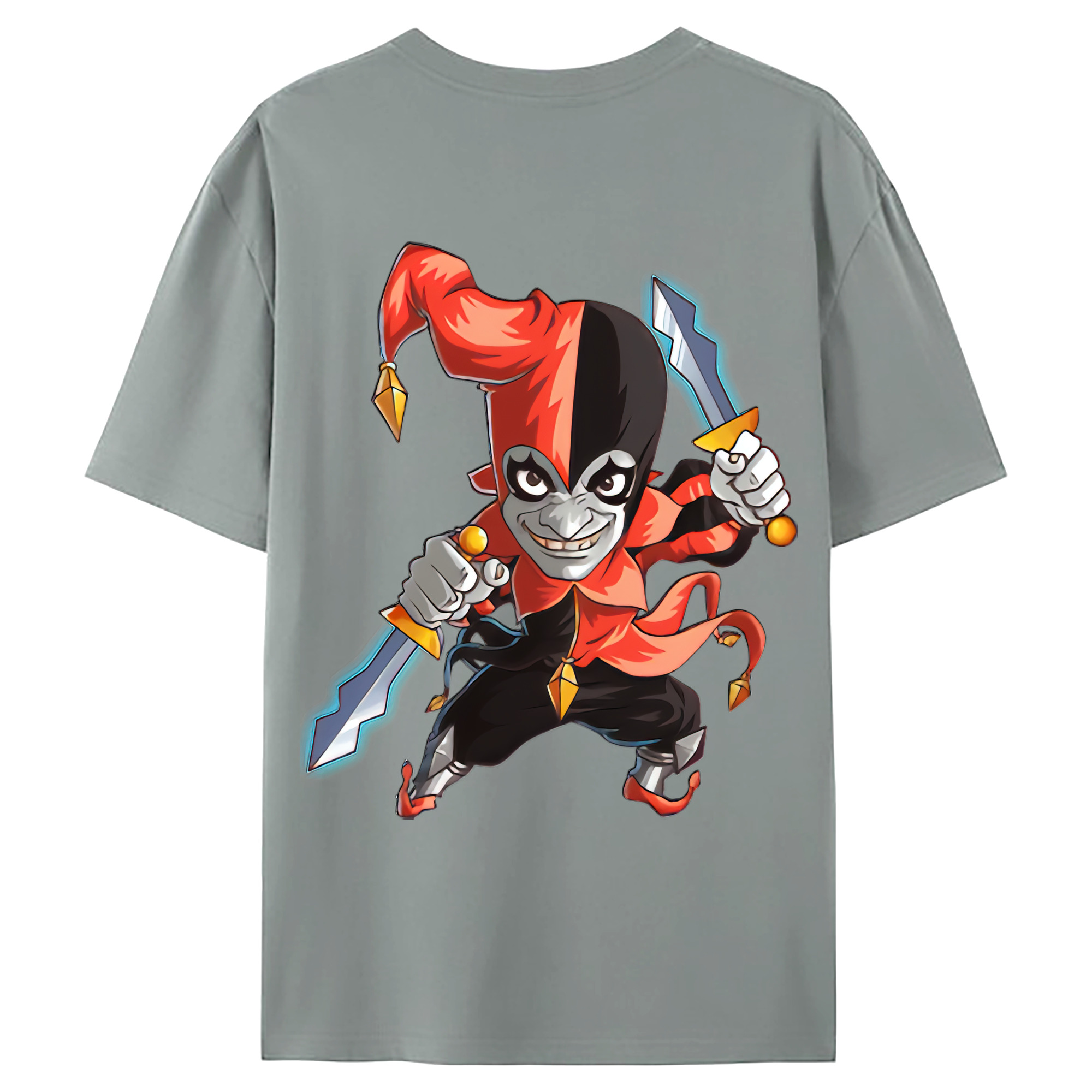 （画像用） リーグ・オブ・レジェンド League of Legends LOL 綿100％ メンズ半袖Tシャツ（バックプリント） 通気性